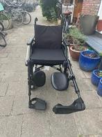Opvouwbare rolstoel Breezy – met verstelbare voetsteunen, Ophalen of Verzenden, Inklapbaar, Gebruikt, Duwrolstoel