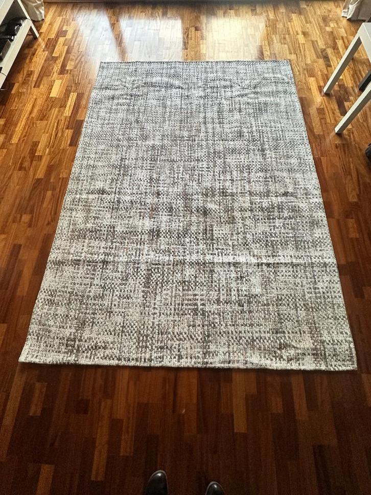 Vloerkleden, Huis en Inrichting, Stoffering | Tapijten en Kleden, Gebruikt, 150 tot 200 cm, 200 cm of meer, Rechthoekig, Wit, Crème