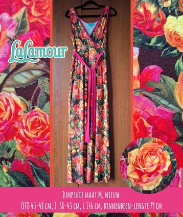 Lalamour jumpsuit 'Roses' in maat M, nieuw beschikbaar voor biedingen
