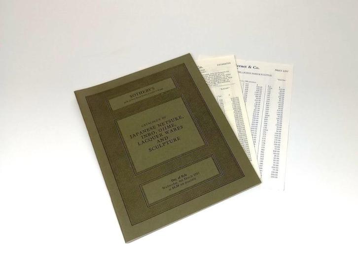 Sotheby’s: Japanese netsuke, inro, ojime, lacquer wares and, Antiek en Kunst, Kunst | Niet-Westerse kunst, Ophalen