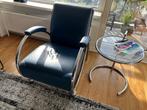 Lounge-Chair Fauteuil “SAXHORN” Buisframe, Huis en Inrichting, Fauteuils, Ophalen, 75 tot 100 cm, Zo goed als nieuw, Metaal