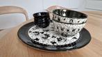 Bowls dishes Nimet zwart wit schalen kommetjes, Overige materialen, Gebruikt, Ophalen of Verzenden, Grijs
