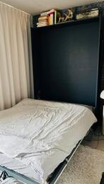 Bedkast 140x200, Huis en Inrichting, Gebruikt, Wit, Tweepersoons, 140 cm