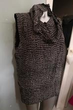 MS mooie blouse zwart wit maat 48, Verzenden, Zo goed als nieuw, MS Mode, Blouse of Tuniek