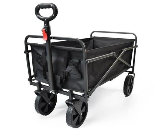 FLINQ opvouwbare bolderkar 100L, Caravans en Kamperen, Bolderkarren, Nieuw, Opvouwbaar, Ophalen of Verzenden