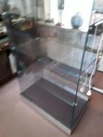 Glazen vitrine., Zo goed als nieuw, 150 tot 200 cm, 25 tot 50 cm, 50 tot 100 cm