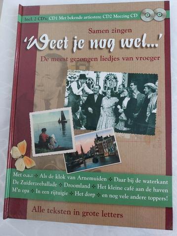2 meezing cd's met boek, teksten en foto's, Nederlandstalig.