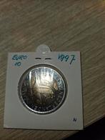 10 Gulden 1997 -  Herdenkingsmunt, Koningin Beatrix, Zilver, Ophalen of Verzenden, Losse munt