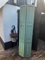 Nostalgische oude groene luiken hoogte 220 x breedte 61 cm, Huis en Inrichting, Ophalen, Gebruikt