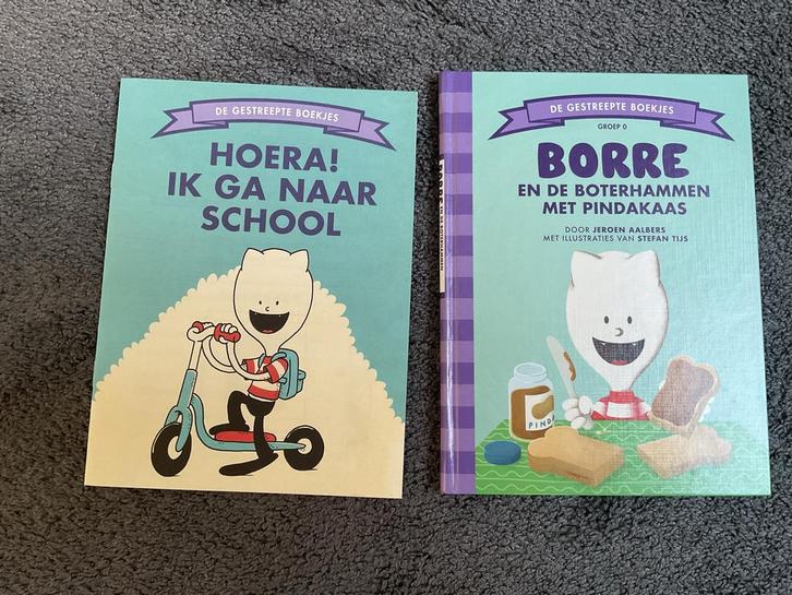 Borre - Hoera! Ik ga naar school & Borre en de boterhammen.., Boeken, Kinderboeken | Kleuters, Nieuw, Sprookjes, Ophalen of Verzenden