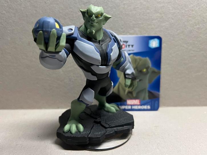 Disney Infinity 2.0 Green Goblin mét kaart, Spelcomputers en Games, Games | Nintendo Wii U, Zo goed als nieuw, Role Playing Game (Rpg)