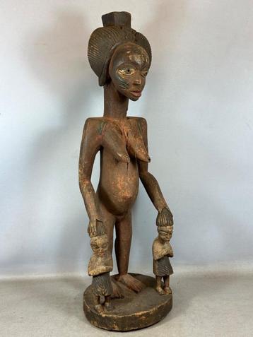 251119 Zeldzaam groot Yoruba beeld uit Nigeria. beschikbaar voor biedingen