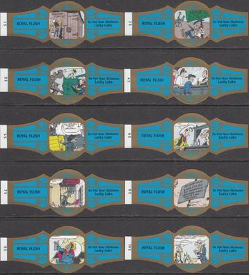 Sigarenbanden Lucky Luke de Trek naar Oklahoma, RF 1S-10S beschikbaar voor biedingen