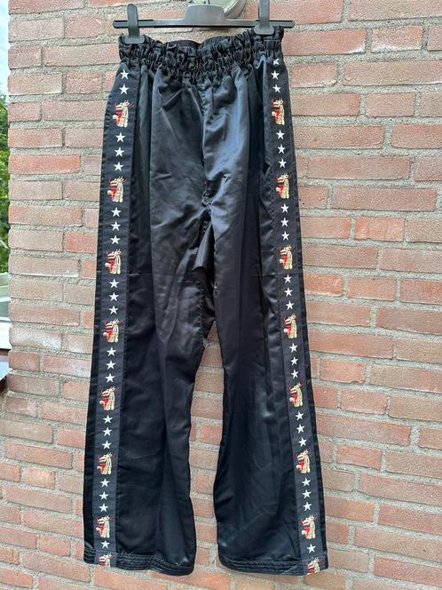 Matsuru lange zwarte broek, als nieuw. Maat M, vechtsport., Sport en Fitness, Vechtsporten en Zelfverdediging, Zo goed als nieuw