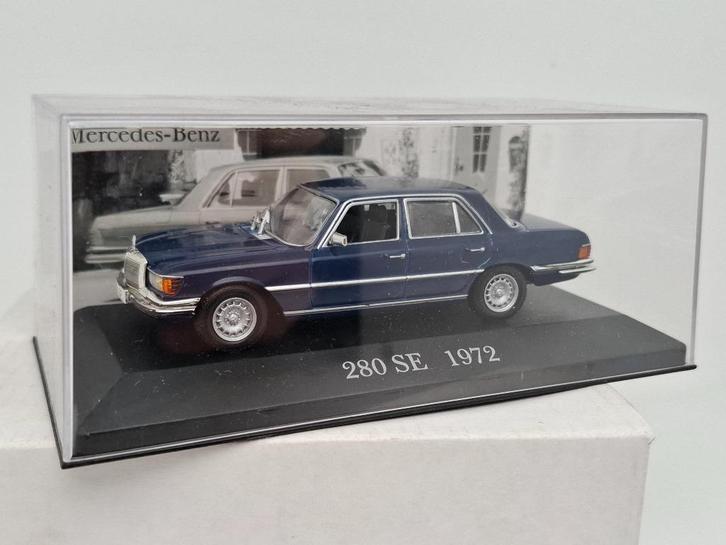 Mercedes Benz 280SE (1972) - 1/43, Hobby en Vrije tijd, Modelauto's | 1:43, Zo goed als nieuw, Auto, Overige merken, Verzenden