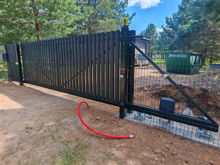 Schuifpoort, Tuin en Terras, Tuinhekken en Hekwerk, Gebruikt, Overige typen, IJzer, Verzenden