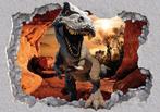 Dinosaurus in grot 3D fotobehang, Dinosaurus behang, Nieuw, Wanddecoratie, Verzenden