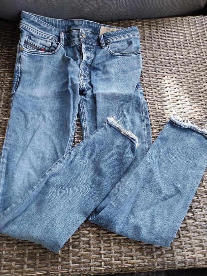 Spijkerbroek van Diesel, Kleding | Heren, Spijkerbroeken en Jeans, Zo goed als nieuw, W33 - W34 (confectie 48/50), Blauw, Ophalen of Verzenden