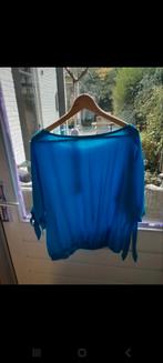 Blouse met open mouwen, Ophalen of Verzenden, Zo goed als nieuw, Maat 36 (S), Blauw