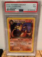 Dark Charizard 2000 Rocket 1st Edition PSA 7, Hobby en Vrije tijd, Verzamelkaartspellen | Pokémon, Ophalen of Verzenden, Zo goed als nieuw