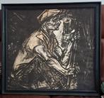 Litho 'De Mijnwerker' van Jan Toorop, Ophalen