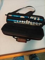 Dwarsfluit met koffer, Ophalen of Verzenden, Gebruikt, Dwarsfluit, Met koffer of tas