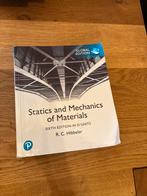 Statica en mechanica van materialen - Hibbeler, Ophalen of Verzenden, Zo goed als nieuw, Overige niveaus, Overige vakken