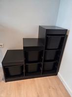Ikea Trofast kast zwart, Ophalen, Zo goed als nieuw, Hout, Cd's