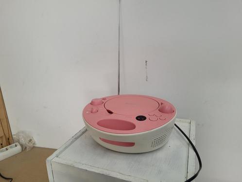 moderne vintage sony cd en radio draagbaar rose met wit, Audio, Tv en Foto, Cd-spelers, Gebruikt, Sony, Draagbaar, Met radio, Ophalen of Verzenden
