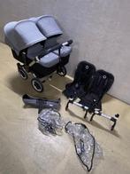 Bugaboo donkey Twin grijs/zwart, Kinderen en Baby's, Kinderwagens en Combinaties, Gebruikt, Verstelbare duwstang, Bugaboo, Ophalen of Verzenden