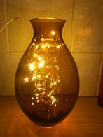 Okergele Glazen Vaas - 33 cm, Ophalen, Oranje, Minder dan 50 cm, Glas