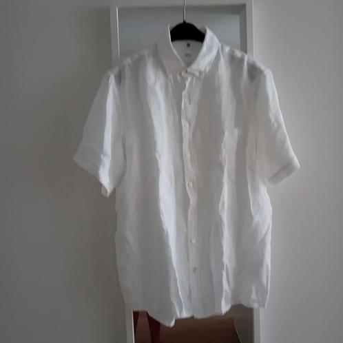 100% linnen overhemd BRAX maat M NIEUW, Kleding | Heren, Overhemden, Nieuw, Halswijdte 39/40 (M), Wit, Ophalen of Verzenden