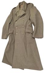 britse ww2 lange jas in gebruikte staat, Verzamelen, Militaria | Tweede Wereldoorlog, Ophalen of Verzenden, Engeland, Landmacht