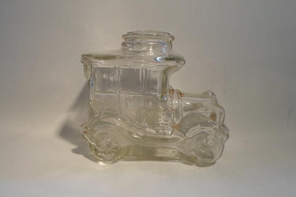 Antieke Spaarpot Glas Auto, Ophalen of Verzenden, Zo goed als nieuw, Overige materialen, Vervoermiddel