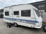 Hobby Excellent Easy 450 UF bj 2002 met voortent en luifel, Caravans en Kamperen, Schokbreker, Overige typen, Rondzit, Hobby