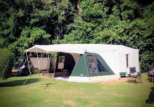 Combi Camp Venezia vouwwagen uit 2004, Caravans en Kamperen, Vouwwagens, Combi-Camp, tot en met 2, Groen, Aanwezig, Ophalen