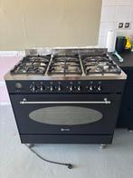 M-System 6-pits gasfornuis met wokbrander en oven, Witgoed en Apparatuur, Fornuizen, Ophalen, Gebruikt, 60 cm of meer, Grill