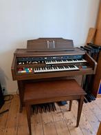 Hammond orgel met bankje, Ophalen, Gebruikt, 2 klavieren, Hammondorgel