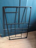 Zwart metalen rek, Ophalen of Verzenden, Gebruikt