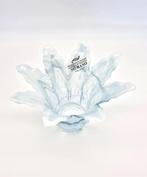 Vintage Murano Vaas Blauw – Lotusbloem Vorm, Ophalen of Verzenden
