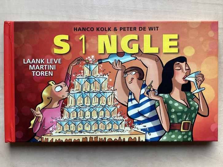Hanco Kolk & Peter de Wit - S1ngle  Laank leve Martini toren, Boeken, Stripboeken, Zo goed als nieuw, Eén stripboek, Ophalen