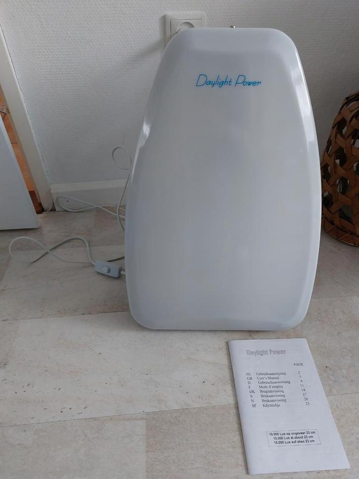 Daglichtlamp Lichttherapie - Daylight Power, Huis en Inrichting, Lampen | Vloerlampen, Zo goed als nieuw, Minder dan 100 cm, Kunststof