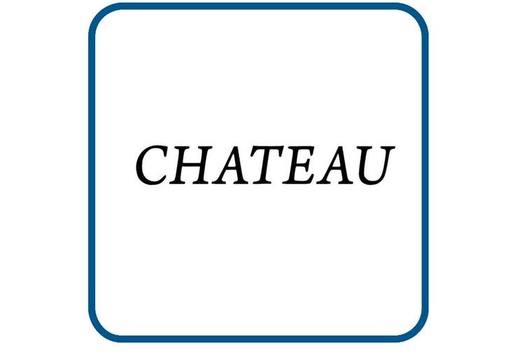 Chateau caravan en camper sticker, Verzamelen, Stickers, Nieuw, Overige typen, Verzenden