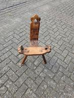 Antiek Spaans Stoeltje, Huis en Inrichting, Stoelen, Antiek, Gebruikt, Bruin, Onbekend