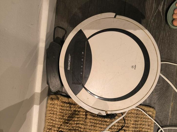 Robotstofzuiger SilverCrest Lidl – vaccum cleaner robot, Witgoed en Apparatuur, Stofzuigers, Zo goed als nieuw, Robotstofzuiger