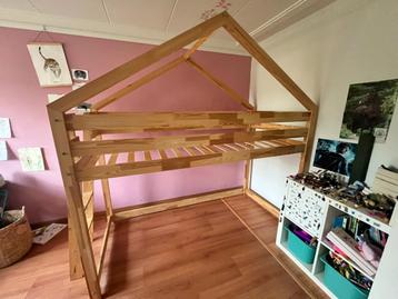 Houten Mezzanine bed  - MILA - Adeko beschikbaar voor biedingen