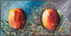 Alex L- Tulpen- Handgeschilderd- Uniek, Antiek en Kunst, Kunst | Schilderijen | Abstract, Ophalen of Verzenden