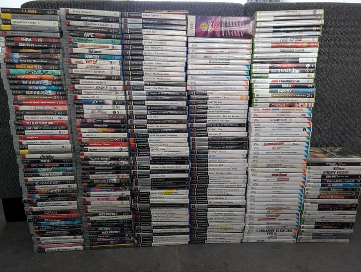 278 games - Playstation, Nintendo en Xbox, Spelcomputers en Games, Games | Overige, Gebruikt, 3 spelers of meer, Vanaf 3 jaar