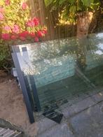 Glazen schuifdeuren schuifwand 263 x 98 cm 4 stuks, Doe-het-zelf en Verbouw, Glas en Ramen, Ophalen, Zo goed als nieuw, Glasplaat