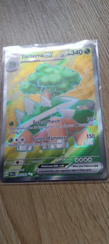 Torterra ex #185 pokemon kaart  beschikbaar voor biedingen